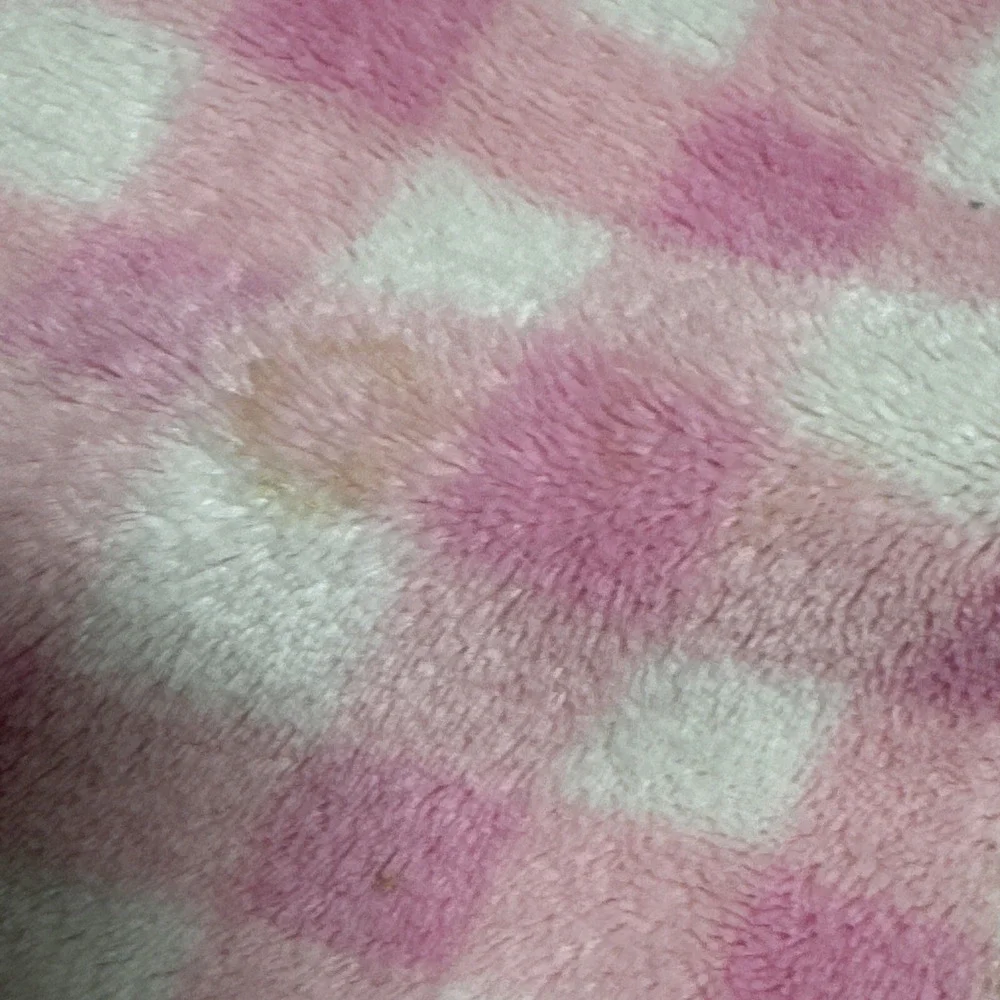 Parents Choice Pink Check Butterfly Baby Blanket Flowers Flutter-By Baby Girl